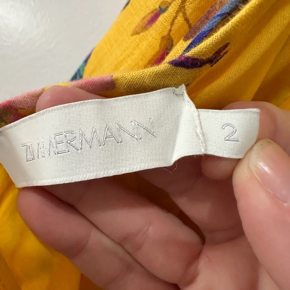 Zimmermann Tropicana Linen Maxi Dress - Picture 11 of 11